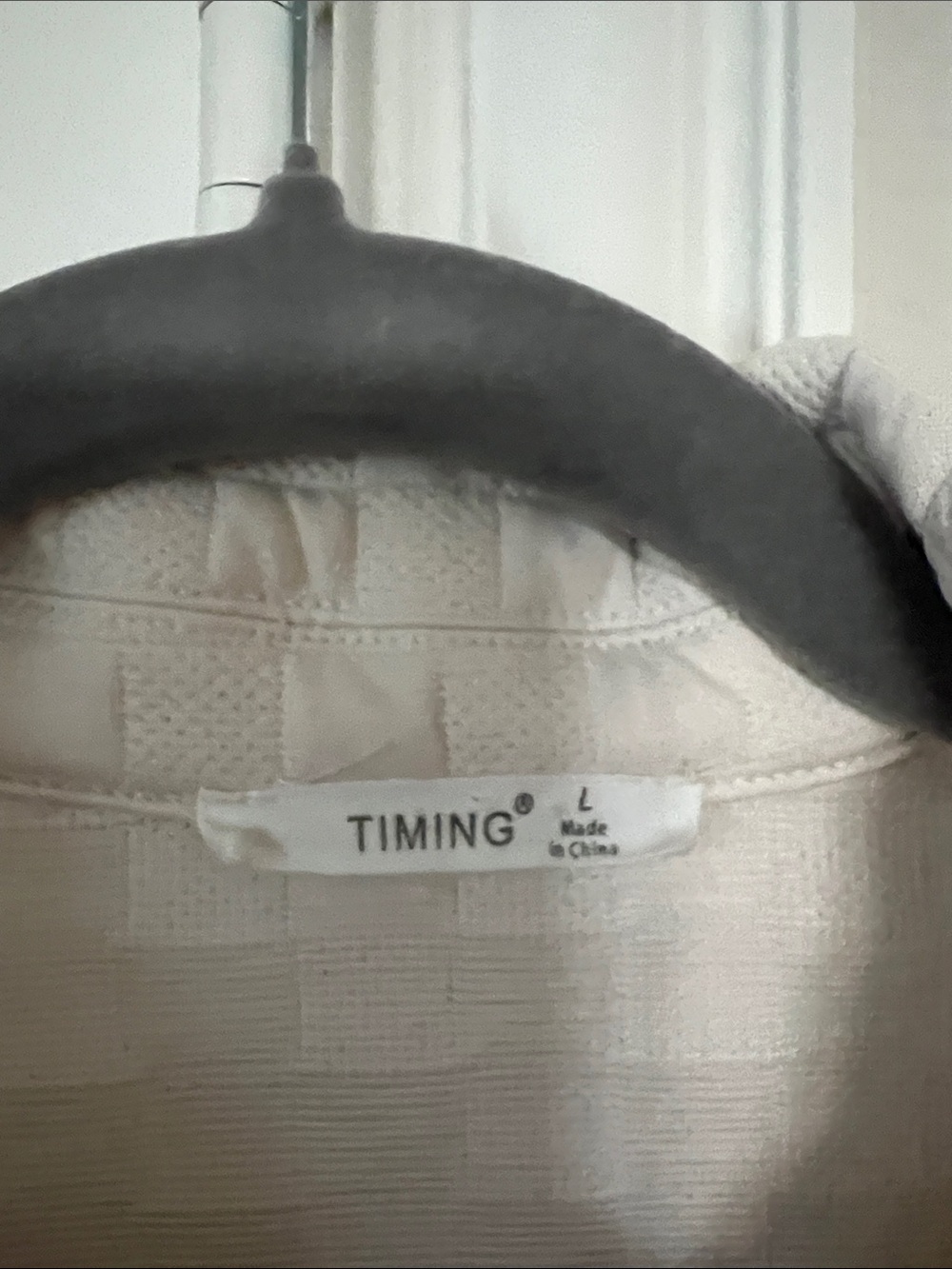 Timing Cream Quilted Button-Front Utility Jacket - Picture 5 of 7